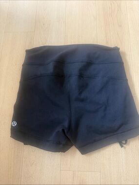 lululemon athletica Black High-Waist Bike Shorts